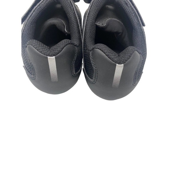 Hiland Mens Cycling Bike Shoes Black Straps Clipless Size US 8 Or 39 Wore Once - Picture 4 of 8